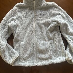 Columbia Soft Gray Fleece Jacket